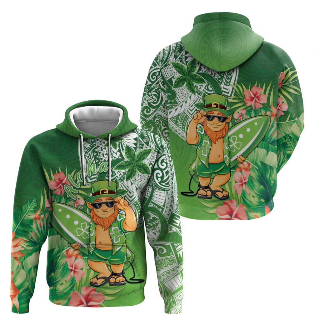 Aloha Hawaii St Patrick's Day Hoodie Polynesian Style LT05 - Polynesian Pride