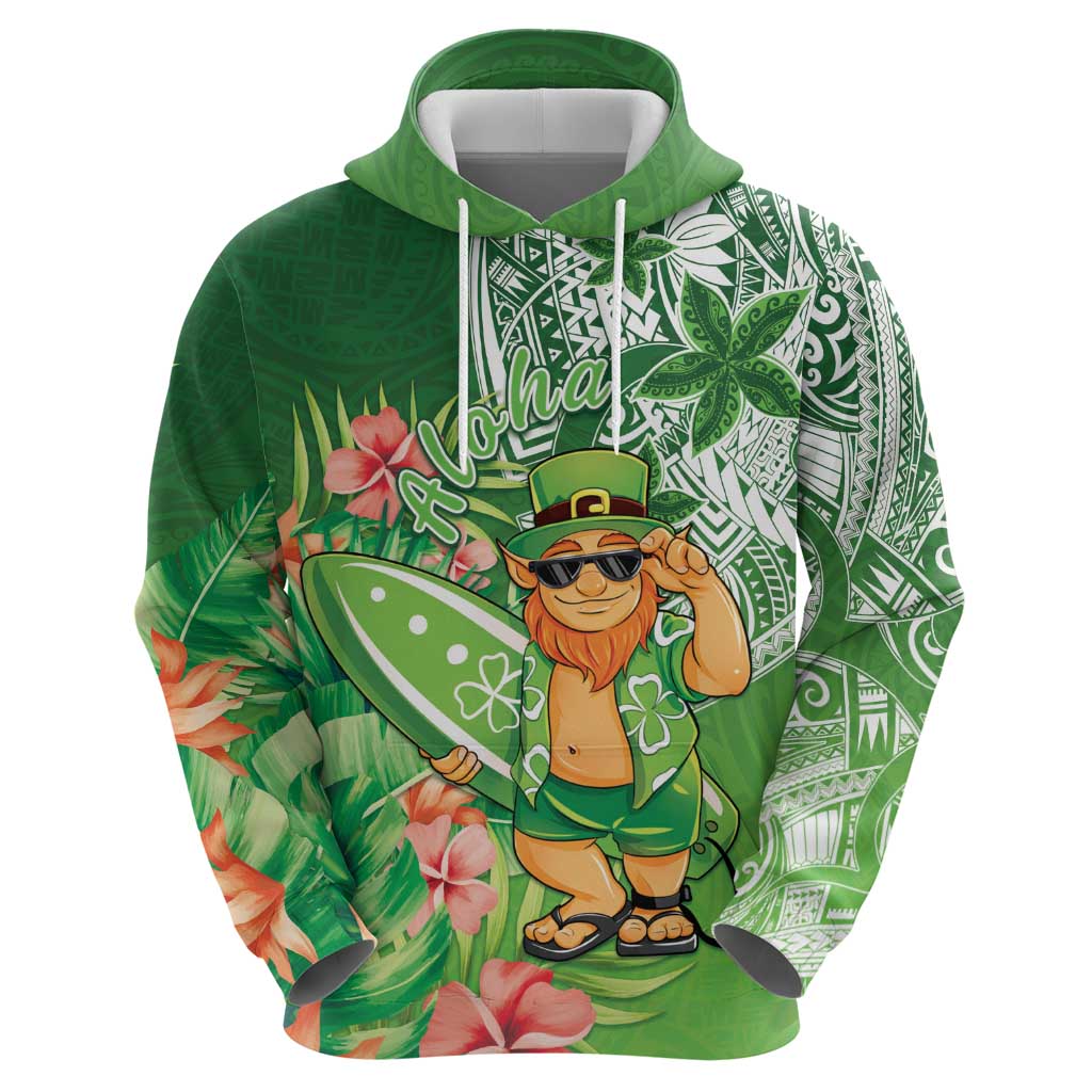 Aloha Hawaii St Patrick's Day Hoodie Polynesian Style LT05 - Polynesian Pride