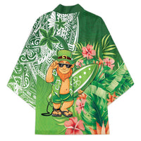 Aloha Hawaii St Patrick's Day Kimono Polynesian Style LT05 - Polynesian Pride