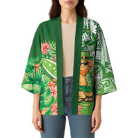 Aloha Hawaii St Patrick's Day Kimono Polynesian Style LT05 - Polynesian Pride