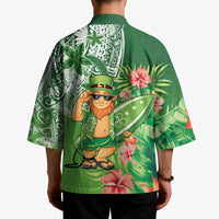 Aloha Hawaii St Patrick's Day Kimono Polynesian Style LT05 - Polynesian Pride
