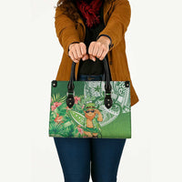 Aloha Hawaii St Patrick's Day Leather Bag Polynesian Style LT05 - Polynesian Pride