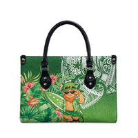 Aloha Hawaii St Patrick's Day Leather Bag Polynesian Style LT05 - Polynesian Pride