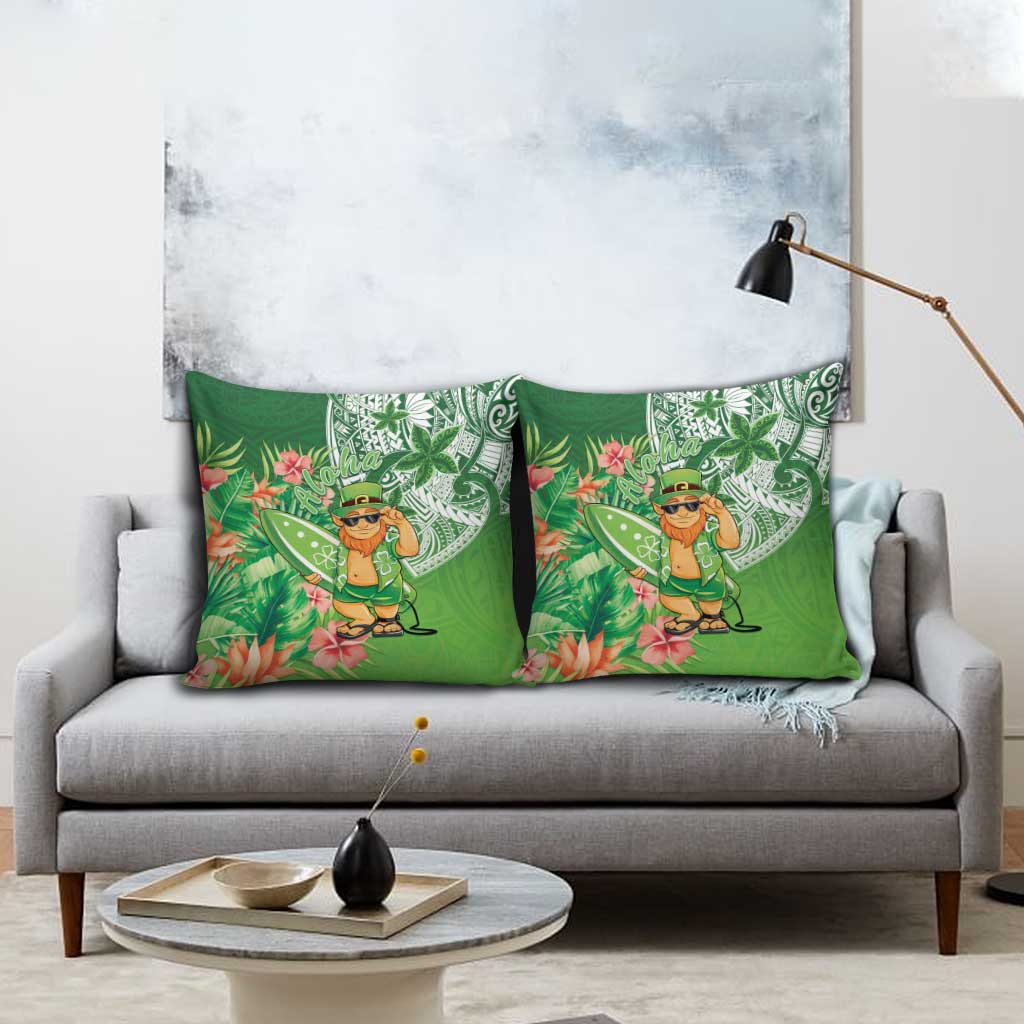 Aloha Hawaii St Patrick's Day Pillow Cover Polynesian Style LT05 - Polynesian Pride