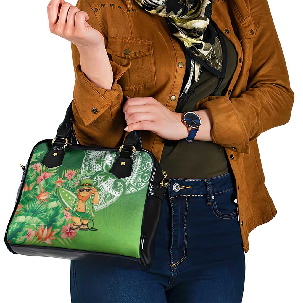 Aloha Hawaii St Patrick's Day Shoulder Handbag Polynesian Style LT05 - Polynesian Pride