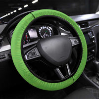 Aloha Hawaii St Patrick's Day Steering Wheel Cover Polynesian Style LT05 Universal Fit Green - Polynesian Pride