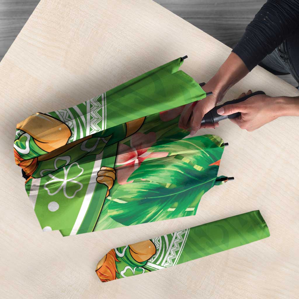 Aloha Hawaii St Patrick's Day Umbrella Polynesian Style LT05 - Polynesian Pride