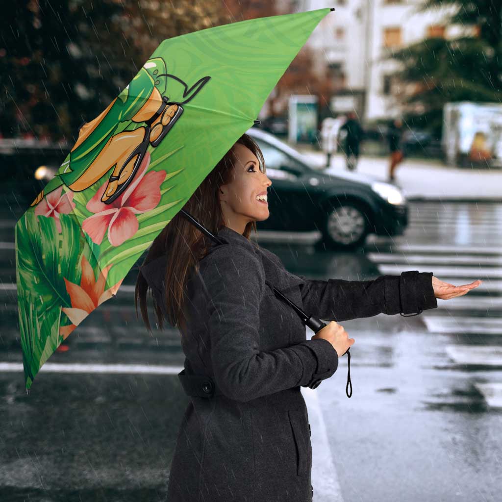 Aloha Hawaii St Patrick's Day Umbrella Polynesian Style LT05 - Polynesian Pride