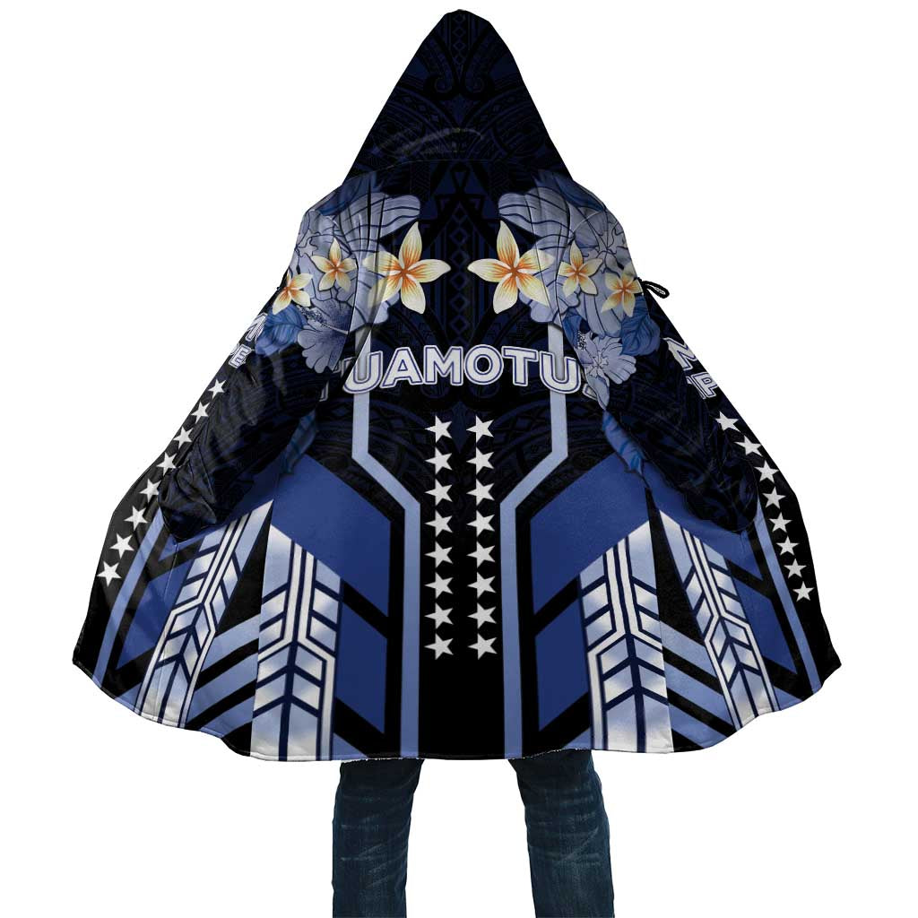 French Polynesia Tuamotu Archipelago Cloak Polynesian Pattern Unique Style LT05 Unisex Navy - Polynesian Pride