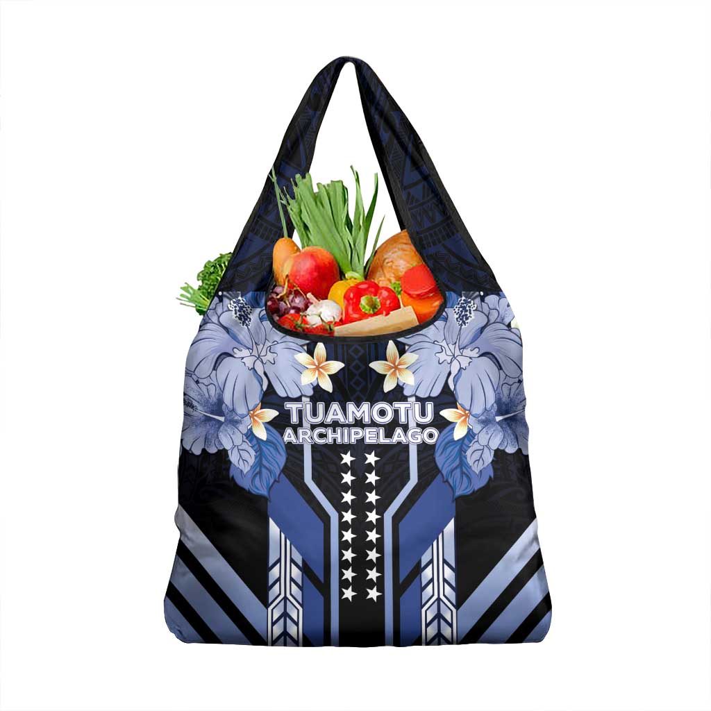French Polynesia Tuamotu Archipelago Grocery Bag Polynesian Pattern Unique Style LT05 1-pack One Size Navy - Polynesian Pride