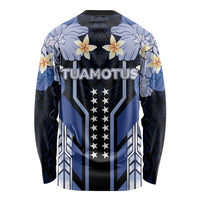 French Polynesia Tuamotu Archipelago Long Sleeve Shirt Polynesian Pattern Unique Style LT05 - Polynesian Pride