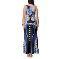 French Polynesia Tuamotu Archipelago Tank Maxi Dress Polynesian Pattern Unique Style LT05 - Polynesian Pride