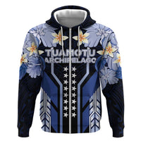 French Polynesia Tuamotu Archipelago Zip Hoodie Polynesian Pattern Unique Style LT05 Zip Hoodie Navy - Polynesian Pride