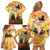 Australia And New Zealand ANZAC Day Family Matching Off Shoulder Short Dress and Hawaiian Shirt Kangaroo And Kiwi Bird Soldiers Lest We Forget LT05 - Polynesian Pride