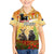 Australia And New Zealand ANZAC Day Family Matching Short Sleeve Bodycon Dress and Hawaiian Shirt Kangaroo And Kiwi Bird Soldiers Lest We Forget LT05 Son's Shirt Yellow - Polynesian Pride