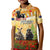 Australia And New Zealand ANZAC Day Kid Polo Shirt Kangaroo And Kiwi Bird Soldiers Lest We Forget LT05 Kid Yellow - Polynesian Pride