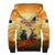 Australia And New Zealand ANZAC Day Sherpa Hoodie Kangaroo And Kiwi Bird Soldiers Lest We Forget LT05 - Polynesian Pride