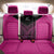 New Zealand Fern Rugby Back Car Seat Cover Pink Maori Pattern