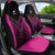 New Zealand Fern Rugby Car Seat Cover Pink Maori Pattern