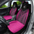 New Zealand Fern Rugby Car Seat Cover Pink Maori Pattern