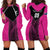 New Zealand Fern Rugby Custom Hoodie Dress Pink Maori Pattern