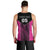 New Zealand Fern Rugby Custom Men Tank Top Pink Maori Pattern