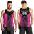 New Zealand Fern Rugby Custom Men Tank Top Pink Maori Pattern