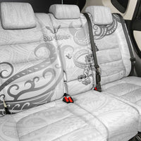 Brain Cancer Awareness Back Car Seat Cover Ribbon Polynesian Pattern LT05 - Polynesian Pride