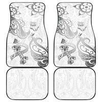 Brain Cancer Awareness Car Mats Ribbon Polynesian Pattern LT05 - Polynesian Pride