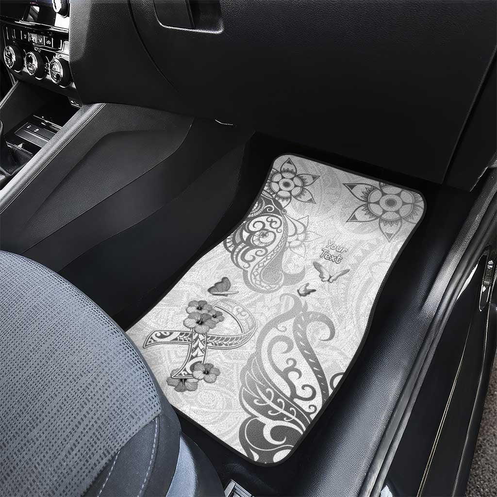 Brain Cancer Awareness Car Mats Ribbon Polynesian Pattern LT05 - Polynesian Pride