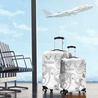 Brain Cancer Awareness Luggage Cover Ribbon Polynesian Pattern LT05 - Polynesian Pride