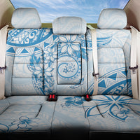 Polynesian Pattern With Plumeria Flowers Back Car Seat Cover Blue LT05 One Size Blue - Polynesian Pride