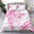 Polynesian Pattern With Plumeria Flowers Bedding Set Pink