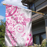 Polynesian Pattern With Plumeria Flowers Garden Flag Pink LT05 - Polynesian Pride