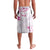 Polynesian Pattern With Plumeria Flowers Lavalava Pink