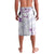 Polynesian Pattern With Plumeria Flowers Lavalava Purple