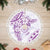 Polynesian Pattern With Plumeria Flowers Tree Skirt Purple