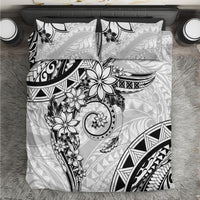 Polynesian Pattern With Plumeria Flowers Bedding Set White LT05 White - Polynesian Pride