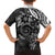 Polynesian Pattern With Plumeria Flowers Hawaiian Shirt Black