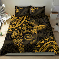 Polynesian Sunset Plumeria Bedding Set Gold Polynesian Tattoo LT05 - Polynesian Pride