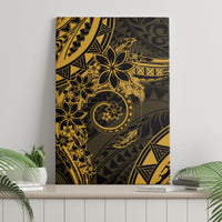 Polynesian Sunset Plumeria Canvas Wall Art Gold Polynesian Tattoo LT05 - Polynesian Pride