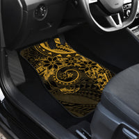 Polynesian Sunset Plumeria Car Mats Gold Polynesian Tattoo LT05 - Polynesian Pride