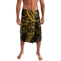 Polynesian Sunset Plumeria Lavalava Gold Polynesian Tattoo LT05 Gold - Polynesian Pride