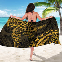 Polynesian Sunset Plumeria Sarong Gold Polynesian Tattoo LT05 - Polynesian Pride
