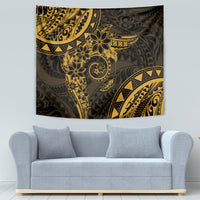 Polynesian Sunset Plumeria Tapestry Gold Polynesian Tattoo LT05 - Polynesian Pride