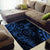 Polynesian Sunset Plumeria Area Rug Navy Polynesian Tattoo