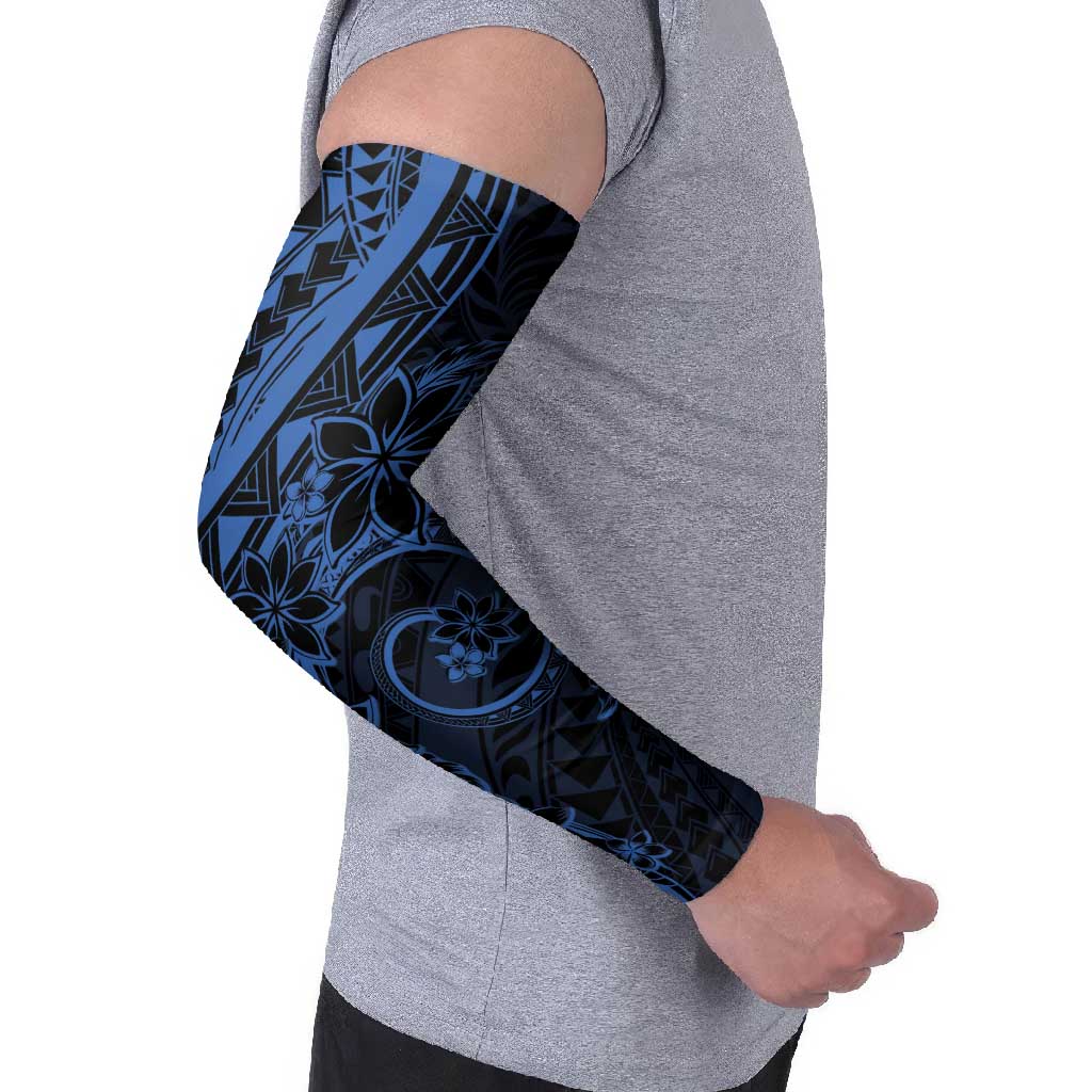 Polynesian Sunset Plumeria Arm Sleeves Navy Polynesian Tattoo LT05 - Polynesian Pride