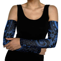 Polynesian Sunset Plumeria Arm Sleeves Navy Polynesian Tattoo LT05 - Polynesian Pride