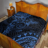 Polynesian Sunset Plumeria Quilt Navy Polynesian Tattoo LT05 - Polynesian Pride