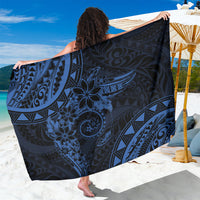 Polynesian Sunset Plumeria Sarong Navy Polynesian Tattoo LT05 One Size 44 x 66 inches Navy - Polynesian Pride